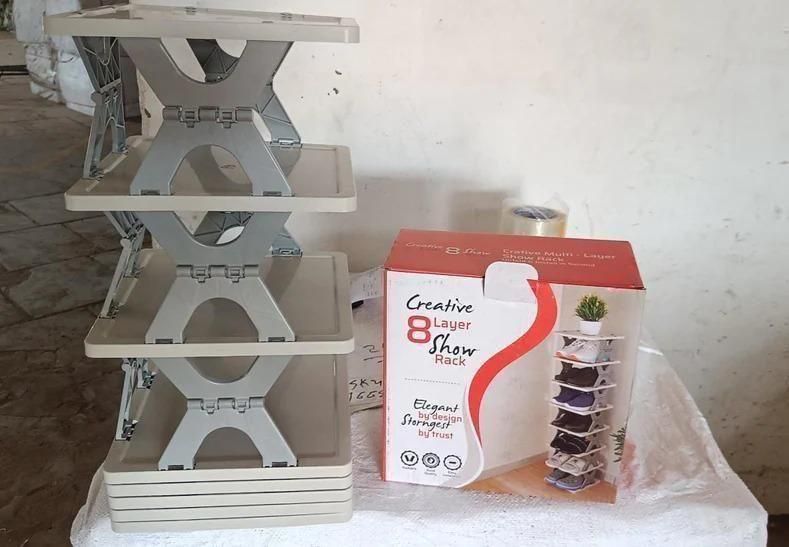 Smart Foldable Shoes Tier Shoe Rack 4 Layer
