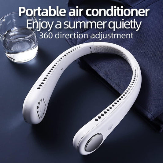 Portable Bladeless Hanging Rechargeable Neck Fan