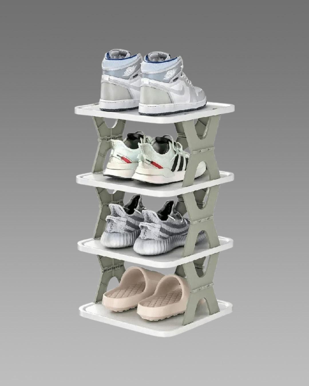 Smart Foldable Shoes Tier Shoe Rack 4 Layer