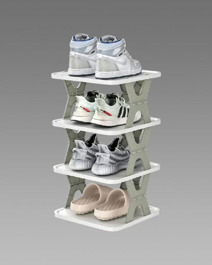 Smart Foldable Shoes Tier Shoe Rack 4 Layer