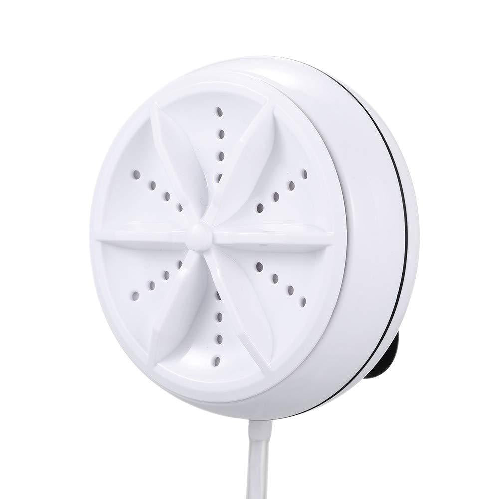 2 In 1 Mini Washing Machine Portable Rotating Ultrasonic Turbine Washer