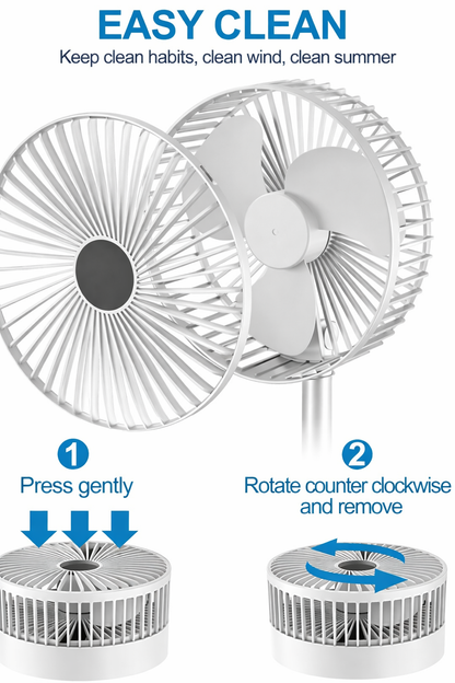 Portable USB Rechargeable Mini Desk Fan