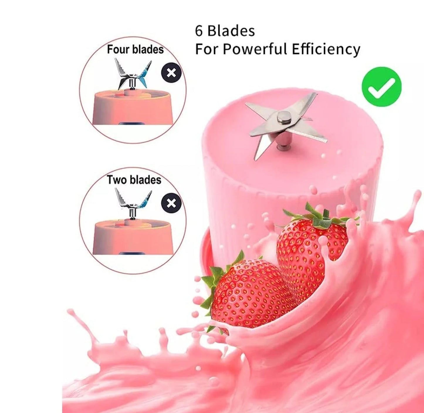 Portable Mini Juice Blender