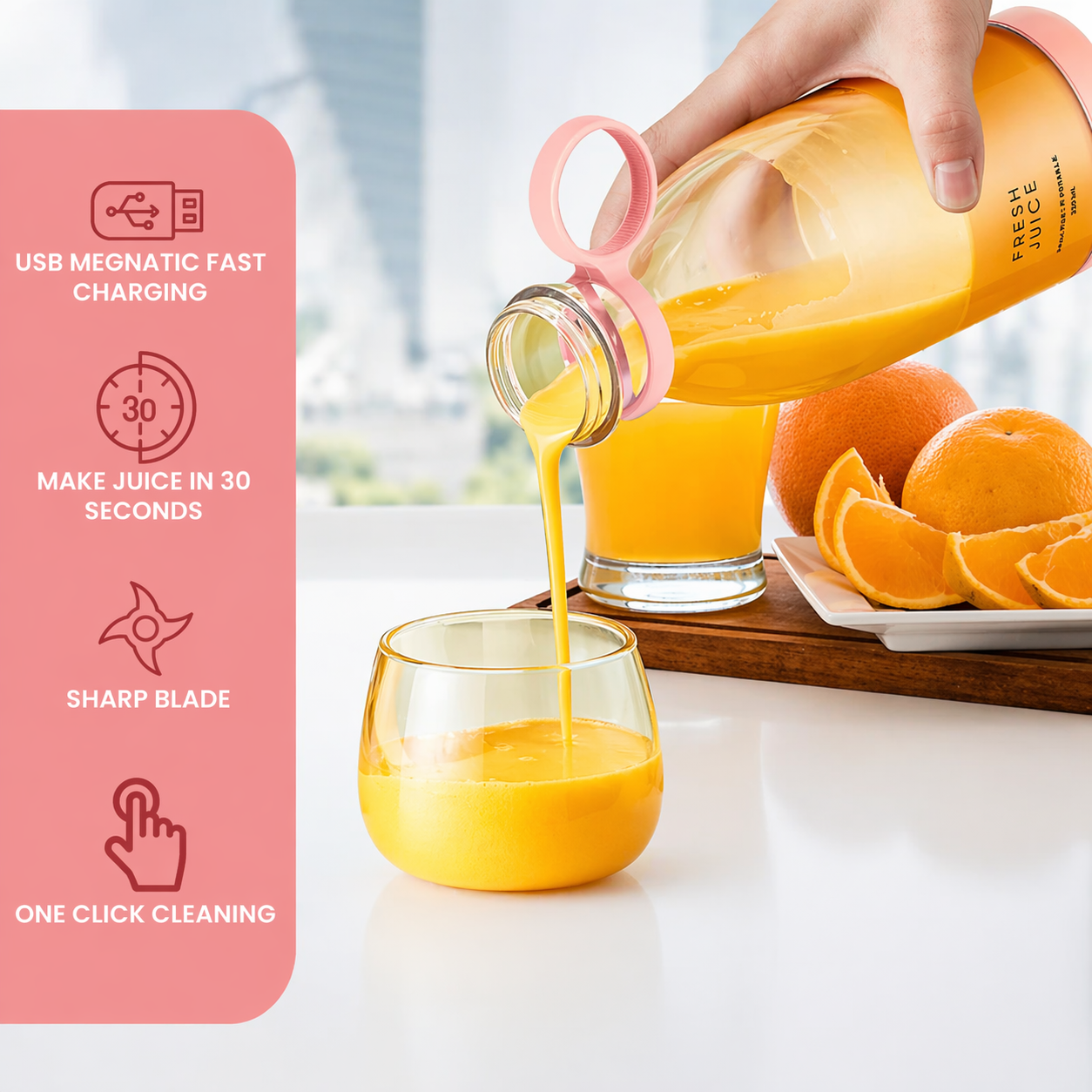Portable Mini Juice Blender