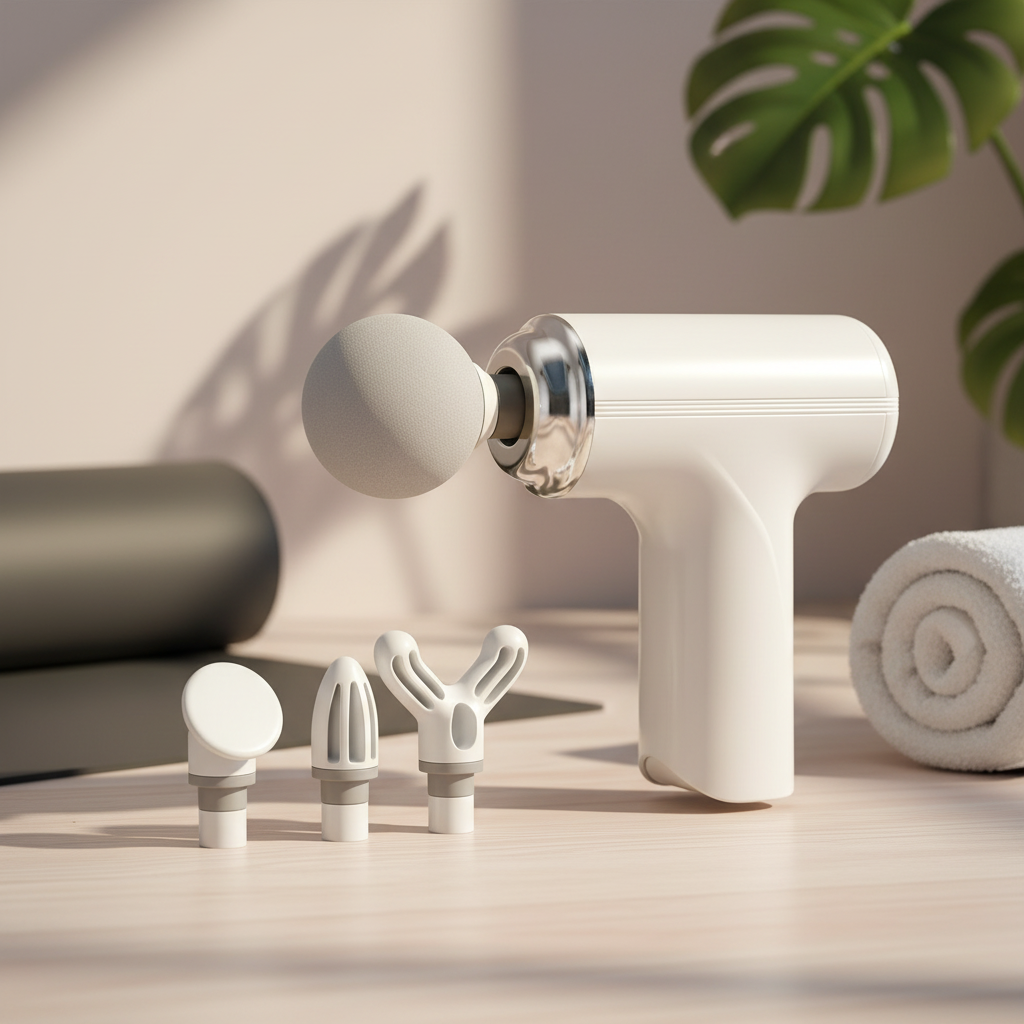 Gun Massager in Wellness Setting